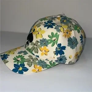 NWT KATE SPADE Floral Design Womens Cap Hat Embroidered Logo.  Floral Hat kate spade | Accessories | Nwt Kate Spade Floral Design  main image 2